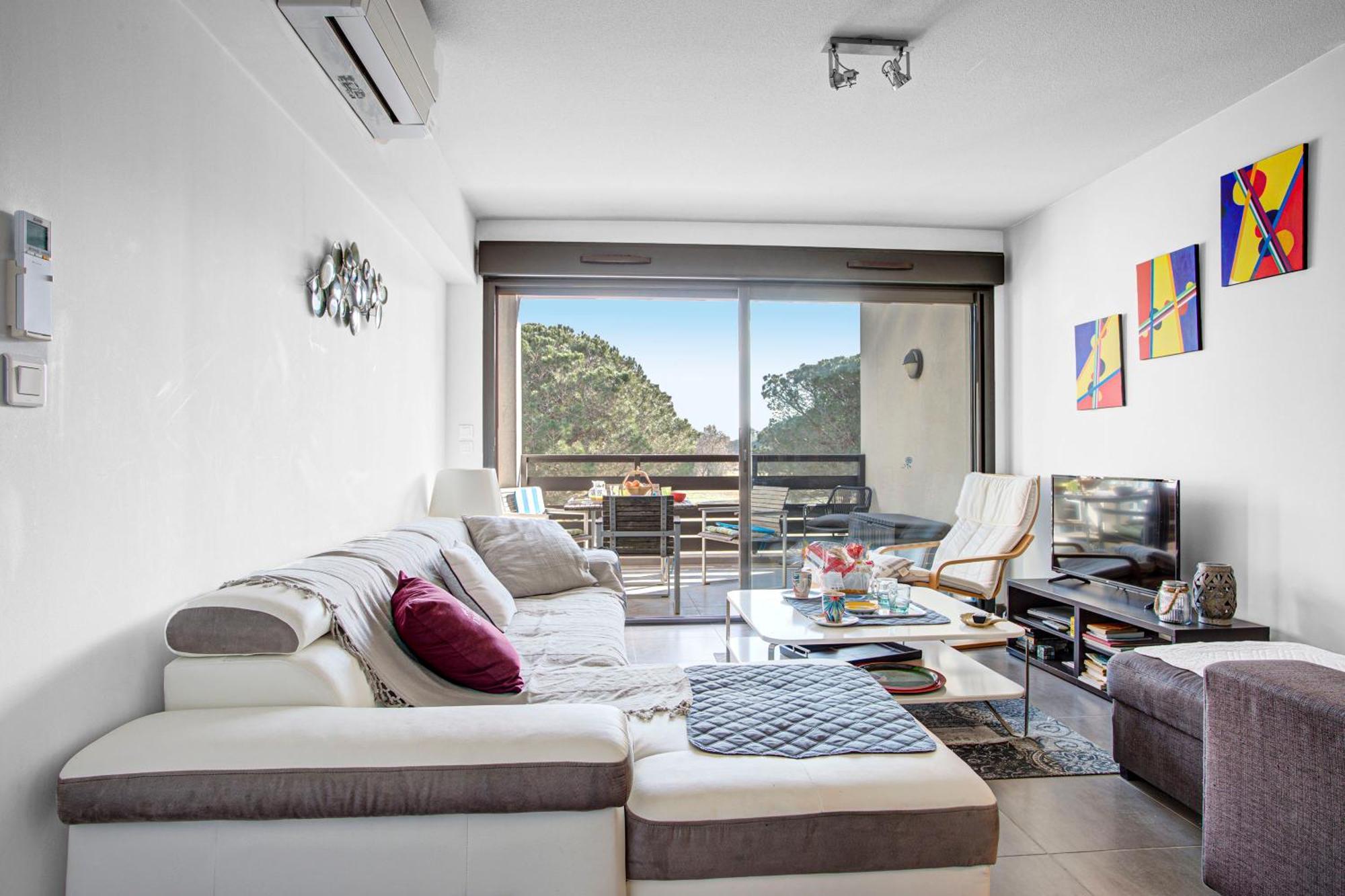 Vert Paradis - Vue Apaisante Sur Golf, Pins Parasols, 2E Etage - 80 M2 Dont Terrasse Avec Pergola, 2 Chambres, 3Et Iles, 3 Clim, Wifi - Piscine, Parking Et Park A Velos, Ascenseur - En Option Linge, Menage - Pistes Cyclables, Mer A Proximite Saint-Cyprien  Exterior foto