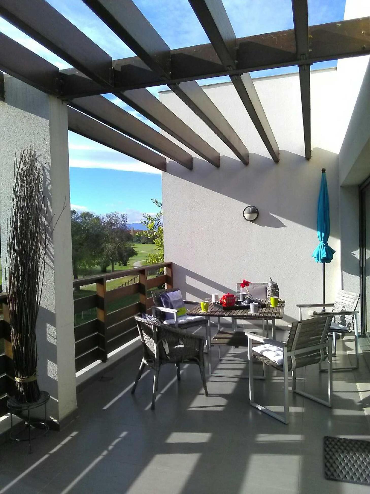 Vert Paradis - Vue Apaisante Sur Golf, Pins Parasols, 2E Etage - 80 M2 Dont Terrasse Avec Pergola, 2 Chambres, 3Et Iles, 3 Clim, Wifi - Piscine, Parking Et Park A Velos, Ascenseur - En Option Linge, Menage - Pistes Cyclables, Mer A Proximite Saint-Cyprien  Exterior foto
